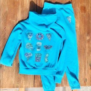 Butter girls Zip up hoodie and sweatpants